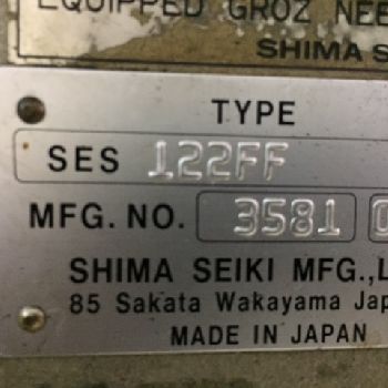 Shima Seiki SES 122 FF 5,7,10 gg Flat knitting machine