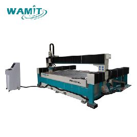 Www.waterjetwamit.com Wamit WMT1525-AL nouvelle machine de découpe au jet d'eau avec pompe CE 60000psi, peut faire 220V, 380V, 415V