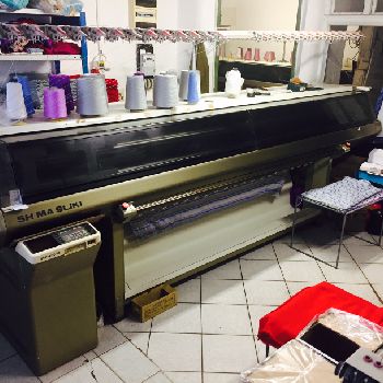 Shima Seiki 234 FF 8GG Flat knitting machine