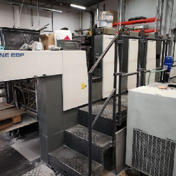 Used Komori L 528 5 P Offset five colours
