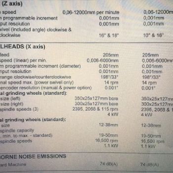 Jones &amp; Shipman F15/700 Cylindrical external / internal grinding machine