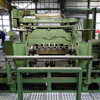 Cutting center UNGERER for cross-cutting sheets from coils with a thickness of 0.5 to 3mm