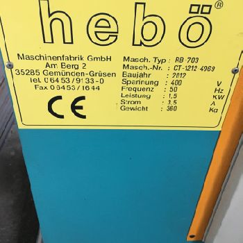 Hebo Universal bending machine RB703 Profile bending machine