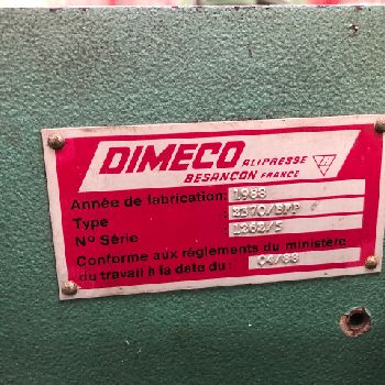 Dimeco 2370/BFP decoiler