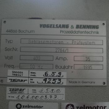 Vogelsang Benning Geblaesemotoren-Pruefsystem 2764/1 Profile projector