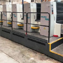 Used ROLAND R 705 3B-P Offset five colours