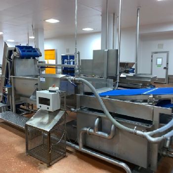 Kronen / Urschel - Vegetable and fruit cutting, washing and blanching machine