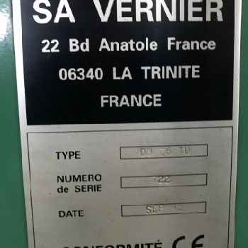 Vernier DB vertical milling machine