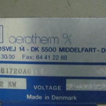 5 Used Fn Aerotherm B 1720 Oven