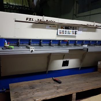 Automatic double-cut line + double gluing + monguzzi plate packer opener Monguzzi Pulchra 45/3800
