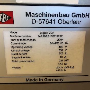 Treif Jaguar 700 Cutter