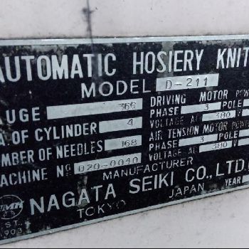 Matec Mono - Moreni - Matec Silver - Nagata Knitting machine for socks / tights