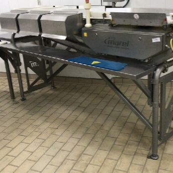 Sorting of fish by weight MAREL