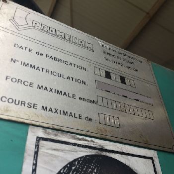 Promecam 125T Press brake