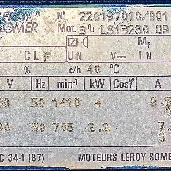 LEROY SOMER 28000L Tank