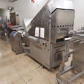Slicing/Packaging line CFS Nova/Pacproinc PPI-200/MULTIVAC R 240