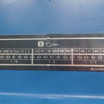 WMW DP3 Facing lathe