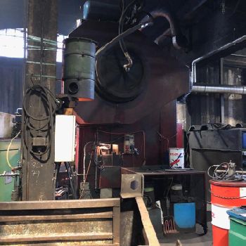 Hot Forging Press MANZONI 1000 ton with hydraulic mold holder