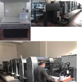 Heidelberg SM 74-4 + L Versetzt vier Farben