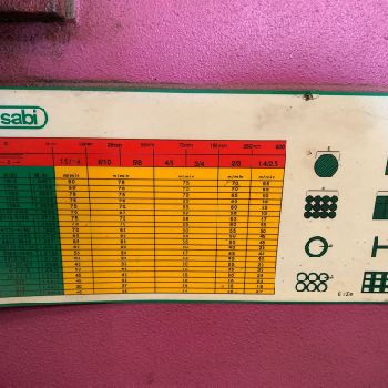 Sabi PB420A Slitting saw for metal