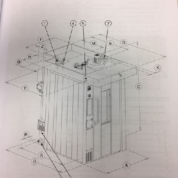 Used Tagliavini RT810 Rotary oven