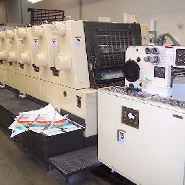 Akiyama 628 BESTECH Offset Press Offset six colours