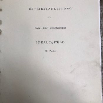 Ideal PGS 140/12 Mesh Welding machine