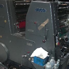 Offset dos colores Heidelberg GTOZP 46