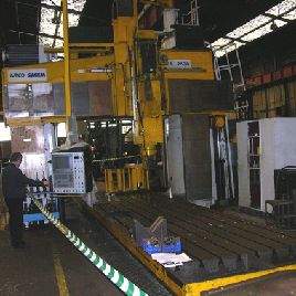 Used Amco SACEM FPF1 2500 Portal milling machine