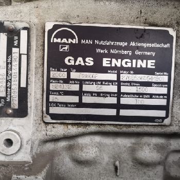 MAN E2866E Generator set