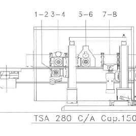 Automatic line for wood floors 2/3 layers Brand Celaschi
