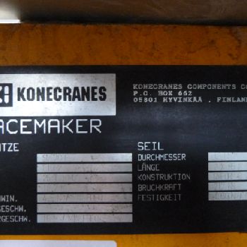 Konecranes SI-0708E97 Bridge Crane - Double Beam