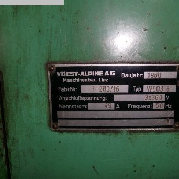 Weipert-Voest W 903 x 6000 lathe