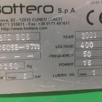 Bottero 352 BCS tilting glass cutting table &amp; 530AVL 46 layered glass cutting table