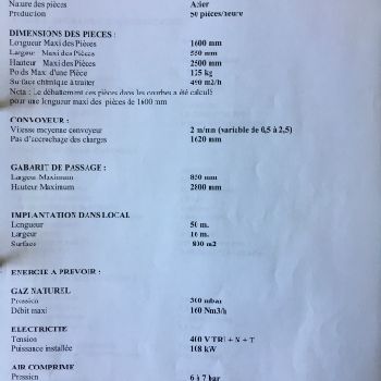 Michaud/Gema/Sunkiss Chaine de peinture poudre Sheet metal machine