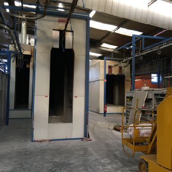 Michaud/Gema/Sunkiss Chaine de peinture poudre Sheet metal machine