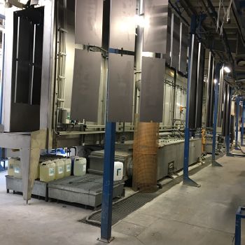 Michaud/Gema/Sunkiss Chaine de peinture poudre Sheet metal machine