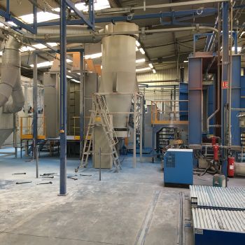 Michaud/Gema/Sunkiss Chaine de peinture poudre Sheet metal machine