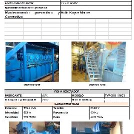 Unidad de cogeneración Grupo electrógeno 5MW