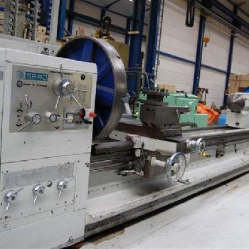 Saro SPA10 x 4000 heavy duty lathe