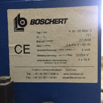 Boschert K30-120 mini s Punching machine / nibbling machine