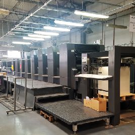 Heidelberg CD102-5 LYL UV Offset cinq couleurs