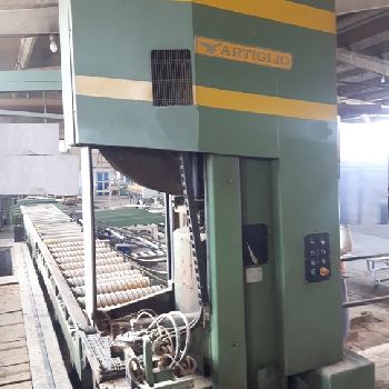 Used Automated Hydraulic Log Band Saw Artiglio ST 1400 EO 800