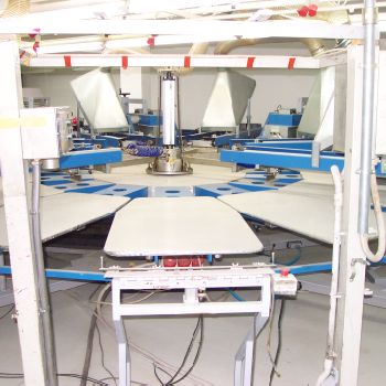 Used Tek-Ind Alfa 6/14 Screen printing machine
