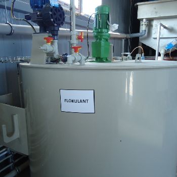 Complete Oil/Grease Water Treatment Plant, based on a Flotation Unit with ATEX 2