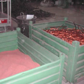 COMPLETE SYSTEM FOR THE GRINDING OF ELECTRICAL CABLES, LATTTINE AND CAPS ALUMINUM PREVIERO - CUMBERLAND.