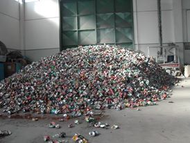 COMPLETE SYSTEM FOR THE GRINDING OF ELECTRICAL CABLES, LATTTINE AND CAPS ALUMINUM PREVIERO - CUMBERLAND.