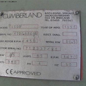 COMPLETE SYSTEM FOR THE GRINDING OF ELECTRICAL CABLES, LATTTINE AND CAPS ALUMINUM PREVIERO - CUMBERLAND.