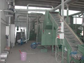 COMPLETE SYSTEM FOR THE GRINDING OF ELECTRICAL CABLES, LATTTINE AND CAPS ALUMINUM PREVIERO - CUMBERLAND.