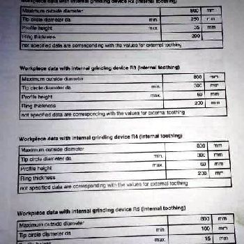 Hofler Rapid 800 Gear grinding machine